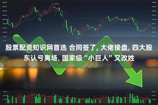 股票配资知识网首选 合同签了, 大佬接盘, 四大股东认亏离场, 国家级“小巨人”又改姓