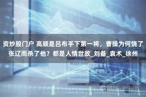 资炒股门户 高顺是吕布手下第一将，曹操为何饶了张辽而杀了他？都是人情世故_刘备_袁术_徐州