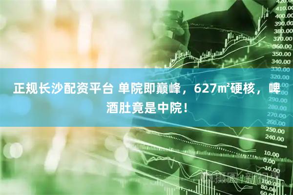 正规长沙配资平台 单院即巅峰，627㎡硬核，啤酒肚竟是中院！